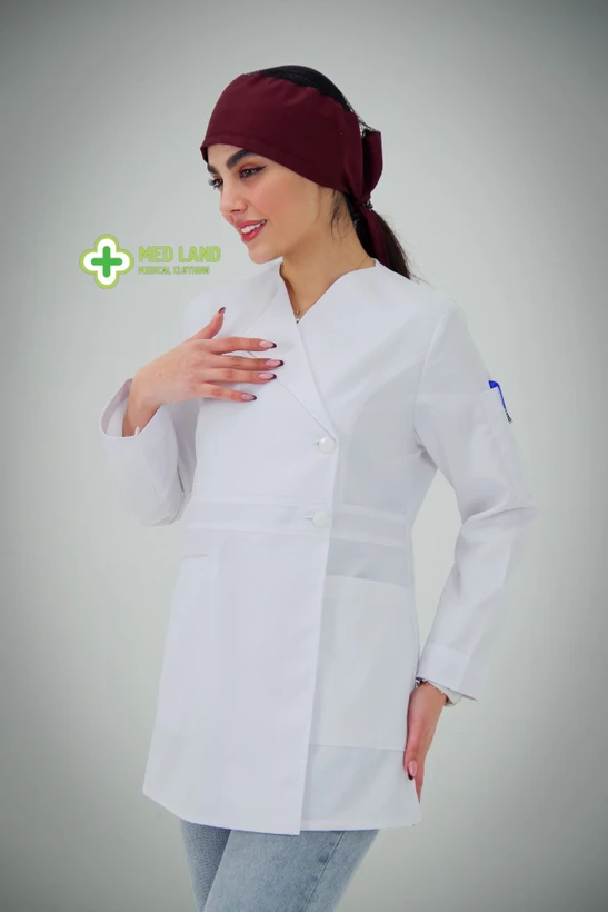 روپوش سفید کتی مدل فرح