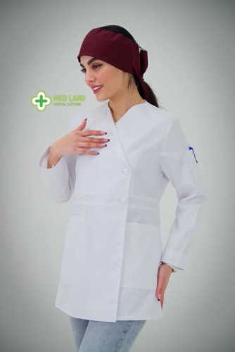 روپوش سفید کتی مدل فرح