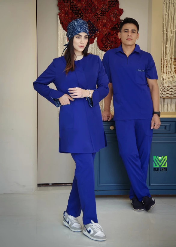 اسکراب شلوار مردانه یقه پیراهنی