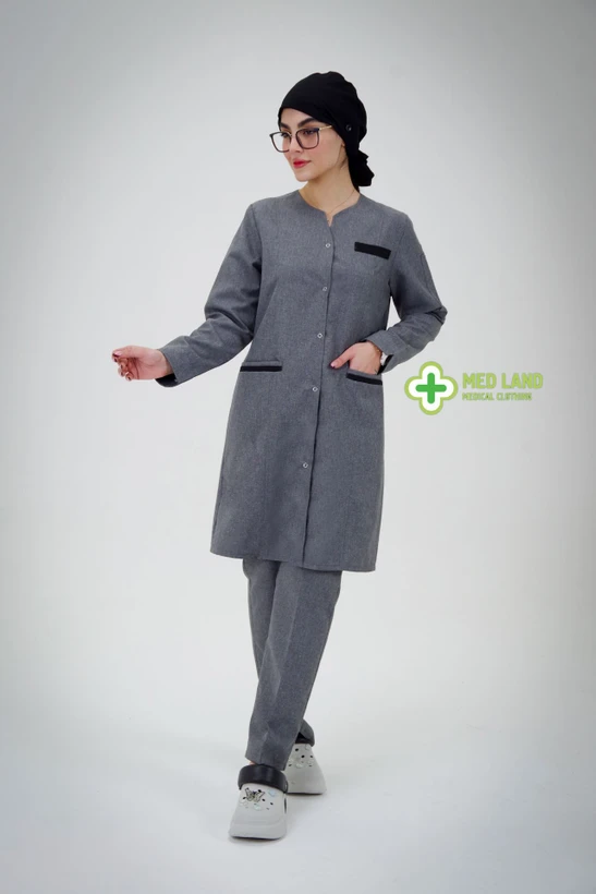 مانتو شلوار زنانه پرشیا طوسی