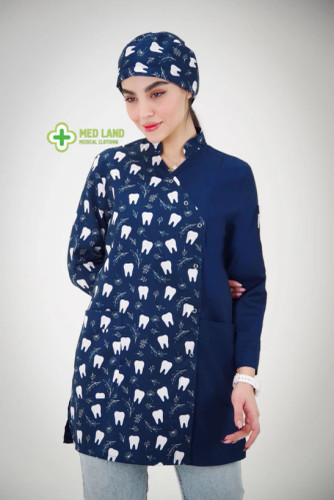 اسکراب تک زنانه طرح دندانپزشکی
